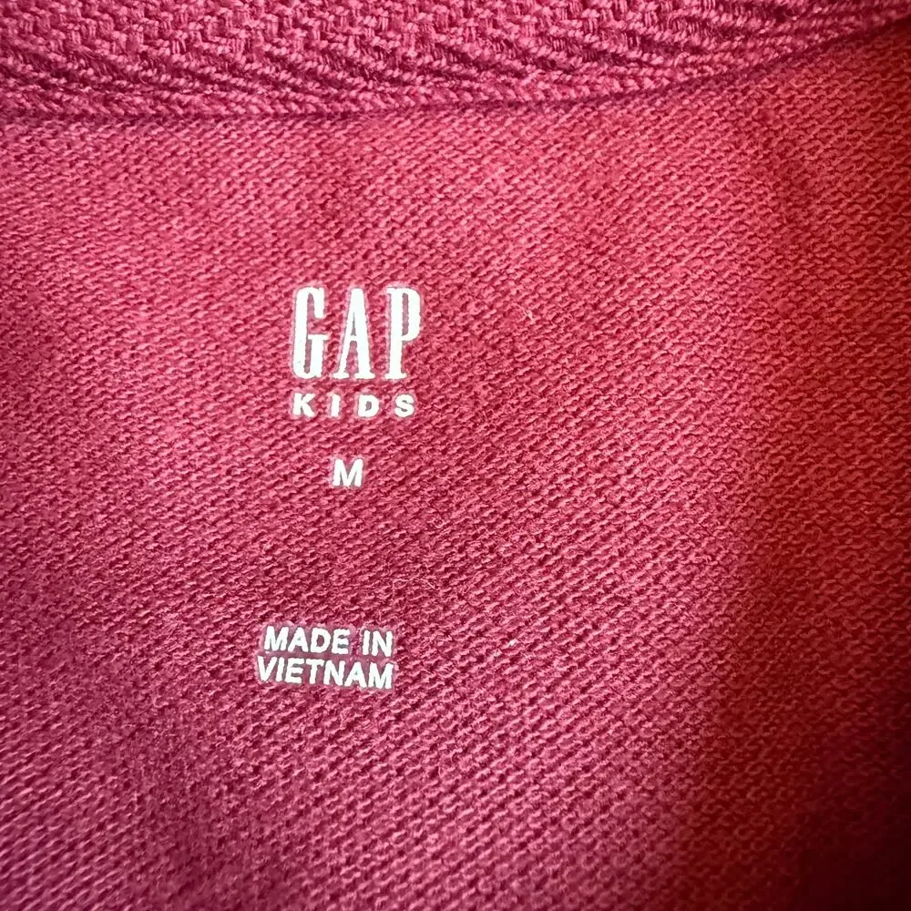 NWT Gap Kids Solid Burgundy Polo